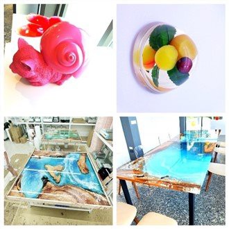 Чисти епоксид за прављење речног стола